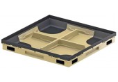 ACO Vario 2.0 Hybrid-Bodenwanne 60 x 60 cm, H80, Polymerbeton/PP 3003043