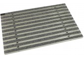ACO Vario 2.0 Schuhabstreifermatte 100 x 50 cm, Rips, hellgrau 3008439