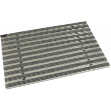 ACO Vario 2.0 Schuhabstreifermatte 100 x 50 cm, Rips, hellgrau 3008439