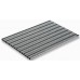ACO Vario 2.0 Schuhabstreifermatte 60 x 60 cm, Rips mit Cassettenbürsten, hellgrau 3008314