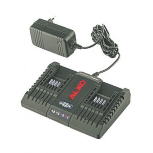AL-KO Doppel-Ladegerät EasyFlex, 20 V/3 A, mit Ladestandsanzeige 113561 AL-KO Doppel-Ladegerät EasyFlex, 20 V/3 A, mit Ladestandsanzeige 113561