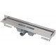 ALCAPLAST Duschrinne mit Rand 750 mm für den perforierten Rost zur Wand APZ4-750