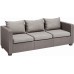 ALLIBERT SALTA 3 Lounge 3-Sitzer-Sofa, 200,5 x 84 x 65,5 cm, cappuccino/sand 17206018