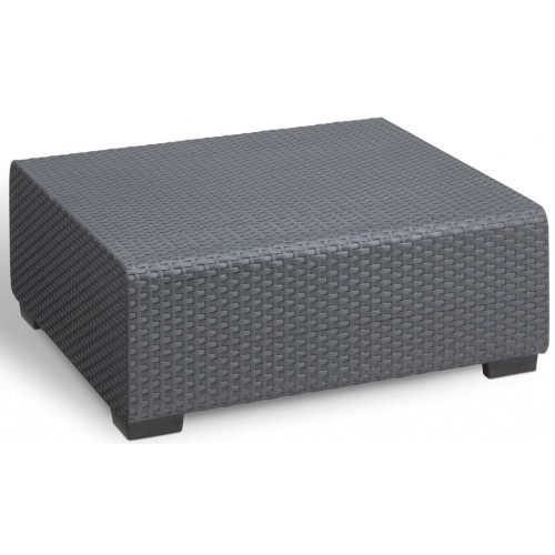 ALLIBERT SALTA/SAPPORO Gartentisch, 70 x 70 x 30 cm, graphit 17206013 ALLIBERT SALTA/SAPPORO Gartentisch, 70 x 70 x 30 cm, graphit 17206013