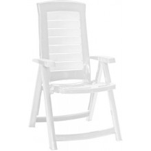 ALLIBERT ARUBA Klappsessel, 61 x 72 x 110 cm, weiß 17180080