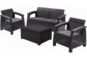 ALLIBERT CORFU BOX Lounge-Set, graphit/grau 17200180