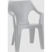 ALLIBERT DANTE Gartenstuhl, 57 x 57 x 79 cm, hell grau 17187058