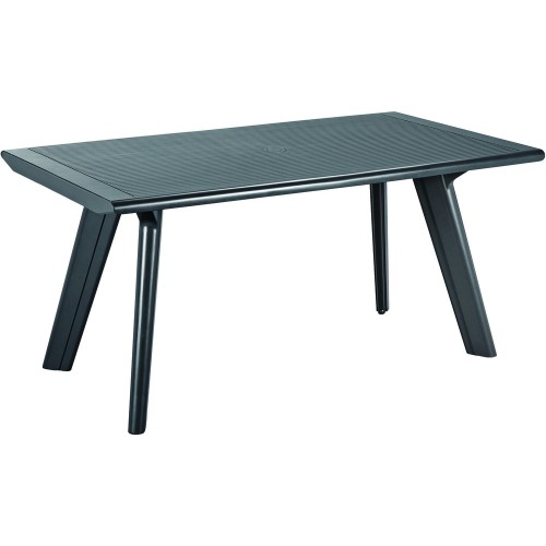 Allibert Tisch Dante anthrazit 160x90 cm 171088
