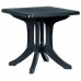 B-Ware ALLIBERT Napoli Gartentisch, anthrazit 17181092 Spuren von Klebeband