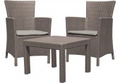 ALLIBERT ROSARIO Balkon-Set, cappuccino/sand 17200030