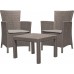 ALLIBERT ROSARIO Balkon-Set, cappuccino/sand 17200030