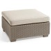ALLIBERT SALTA/SAPPORO Gartentisch mit Kissen, 70 x 70 x 38 cm, cappuccino/sand 17207325