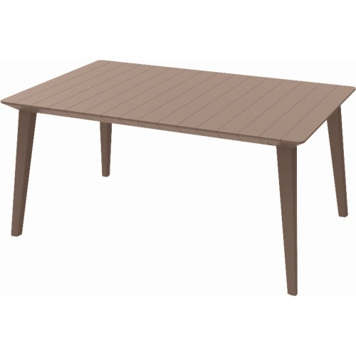 ALLIBERT LIMA 160 Gartentisch, 157 x 98 x 74 cm, cappuccino 17202806