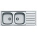 ALVEUS LINE 100 Spülbecken Edelstahl, 1160 x 500 mm, Leinen 1087981