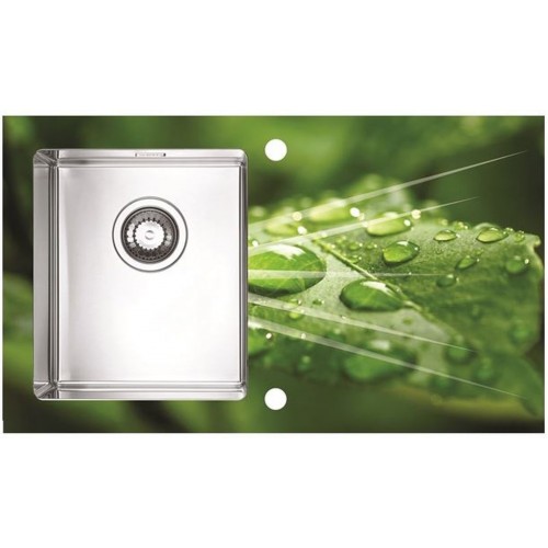 ALVEUS Karat 10 Küchenspüle, 860 x 500 mm, links, RAL/Grafik 1102953