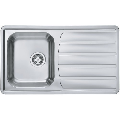 ALVEUS ZOOM 30 Maxim Edelstahlspüle, 860 x 500 mm, Satin 1108176