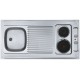 ALVEUS COMBI ELECTRA 120 Edelstahlspüle mit Elektroherd, 1200 x 600 mm, 3000 W 1009155