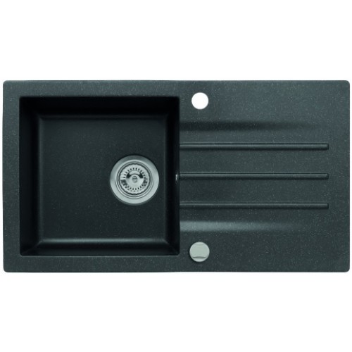 ALVEUS Cortina 70 Granitspüle 780 x 435 mm, POP-UP, schwarz 1633091