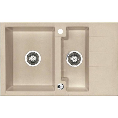 ALVEUS Cubo 40 Algranitspüle, 780 x 500 mm, beige 1067421