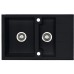 ALVEUS Cubo 40 Algranitspüle, 780 x 500 mm, carbon 1054725