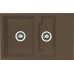ALVEUS Cubo 40 Algranitspüle, 780 x 500 mm, espresso 1088556