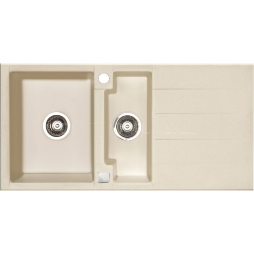 ALVEUS Algranitspüle CUBO 70 latte