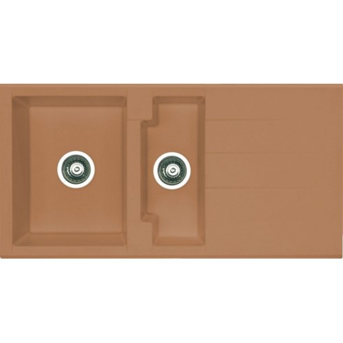 ALVEUS Algranitspüle CUBO 70 macchiato