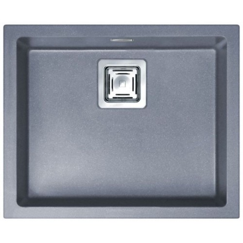 ALVEUS QUADRIX 50 Granitspüle, 560 x 460 mm, steel 04