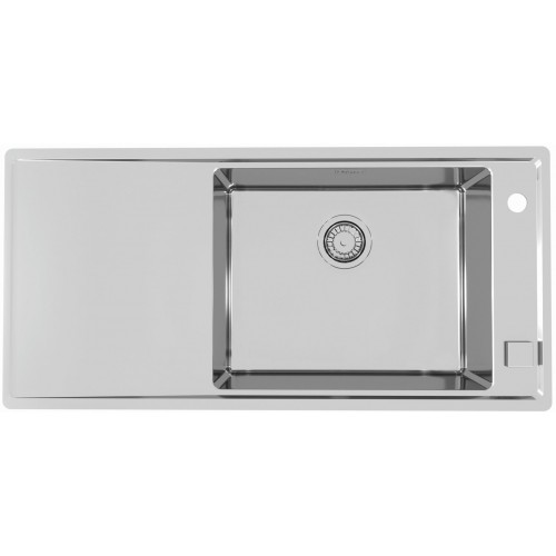 ALVEUS STRICTO 30 R Edelstahlspüle, 980 x 472 mm, rechts 1124375