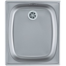 ALVEUS BASIC 10 Edelstahlspüle, 380 x 440 mm, Satin 1008694