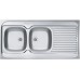 B-Ware!ALVEUS CLASSIC 100 Edelstahlspüle vollflächig, 1200x600 mm, links 1009084-verbogen!