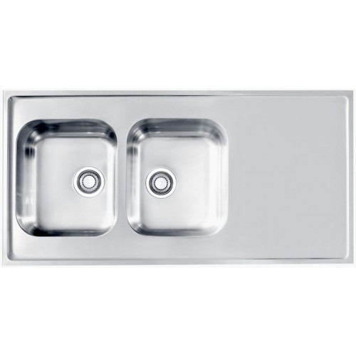 ALVEUS CLASSIC PRO 100 Edelstahlspüle, 1200 x 600 mm, Satin 1130474 ALVEUS CLASSIC PRO 100 Edelstahlspüle, 1200 x 600 mm, Satin 1130474