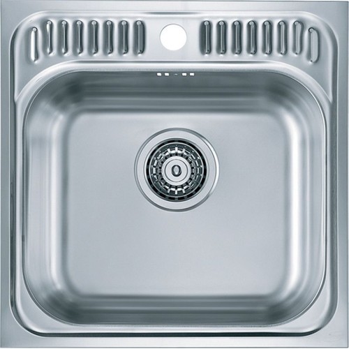 ALVEUS Basic 140 FI Küchenspüle, 465x465 mm, Dekor 1009303
