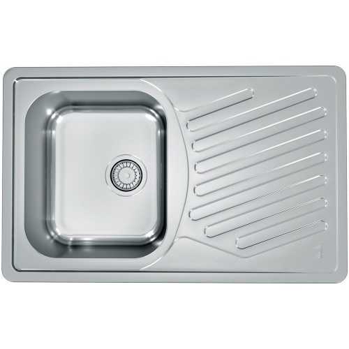 ALVEUS ELEGANT 30 Edelstahlspüle, 810 x 510 mm, Satin 1126348