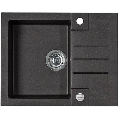 ALVEUS ROCK 30 Granitspüle, 595x475 mm, schwarz ALVEUS ROCK 30 Granitspüle, 595x475 mm, schwarz