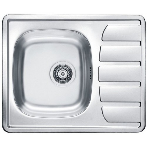 ALVEUS ZOOM 10 Edelstahlspüle, 615 x 500 mm, Natur 1098940