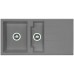 ALVEUS Cubo 70 Algranitspüle, 980 x 500 mm, anthrazit metalik 1054769