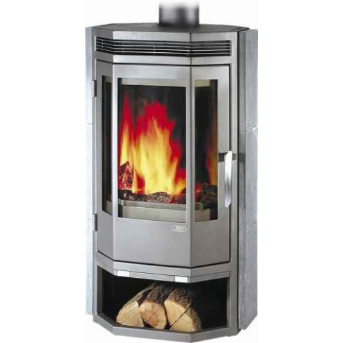ABX BALTIK 4650-8-III, Holz-Kaminofen, graues Blech 4650-8S