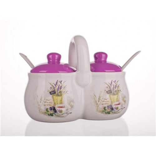 BANQUET 2-teilige Dose mit Löffeln LAVENDER 60ZF1097-A BANQUET 2-teilige Dose mit Löffeln LAVENDER 60ZF1097-A