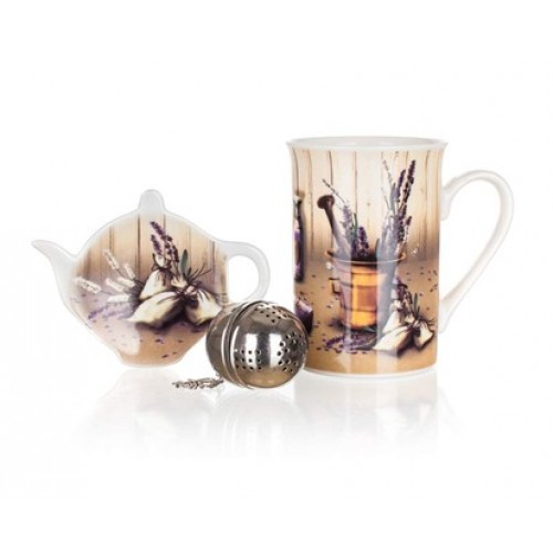 BANQUET Tea Set Lavender, 3-teilig 60HM08093 BANQUET Tea Set Lavender, 3-teilig 60HM08093