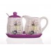 BANQUET Zuckerdose und Milchkännchen LAVENDER 60ZF1082