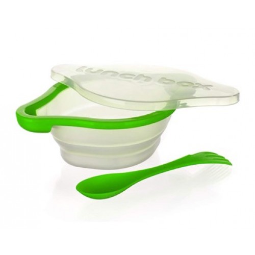 BANQUET Culinaria Silikon Schüssel faltbar,mit Besteck 3126620G