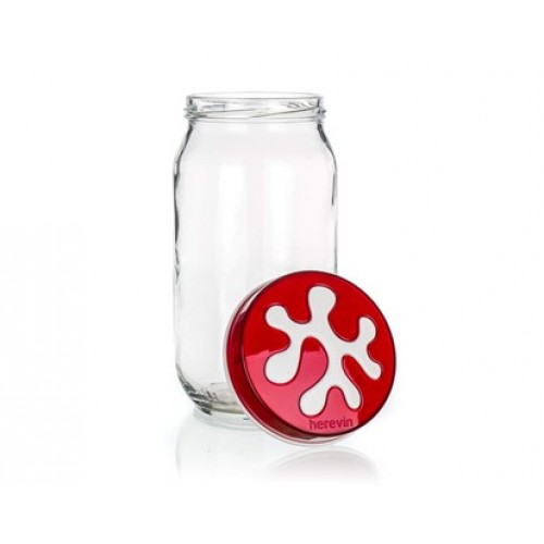 BANQUET Glasdose PUZZLE 1000ml rot 34135377R BANQUET Glasdose PUZZLE 1000ml rot 34135377R