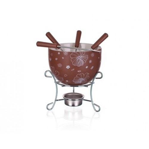 BANQUET Fondue Set Choco Blossoms 17AA1203-A BANQUET Fondue Set Choco Blossoms 17AA1203-A