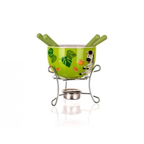 BANQUET Fondue Set Funny Zebra 17AA1204