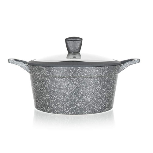 BANQUET GRANITE Topf anithaft 24 cm mit Glasdeckel 40050824