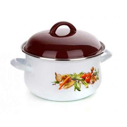 BANQUET Emaillierten Topf 22 cm Gemüse 13SM1CLH22 BANQUET Emaillierten Topf 22 cm Gemüse 13SM1CLH22