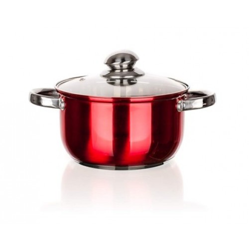 BANQUET Maestro Red Topf mit Deckel 2.8L 48HF09RC18