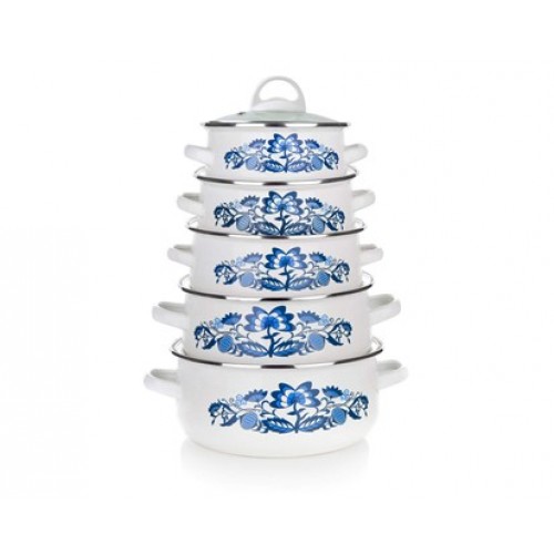 BANQUET 10-teiliges Set emaillierten Kochgeschirr ONION 1310SM142