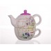 BANQUET Teekanne mit Tasse LAVENDER 60ZF1124-A